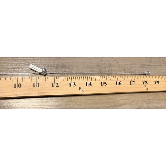 Lia Sophia Pendant Necklace Sparkling Shades Of Blue Silver Tone Snake Chain - Picture 10 of 10